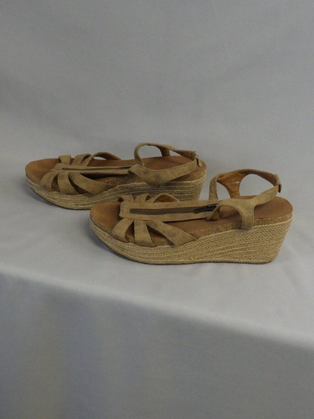 Yellow Box Wedge Sandals
